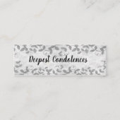 ハッピーバースデー/心よりのお悔やみ スキニー名刺 (正面)