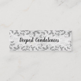 ハッピーバースデー/心よりのお悔やみ スキニー名刺