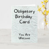 ハッピーバースデー – 必須 カード (黄色い花)