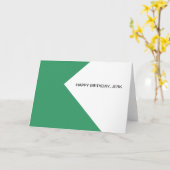 ハッピーバースデー、急な動き カード (黄色い花)