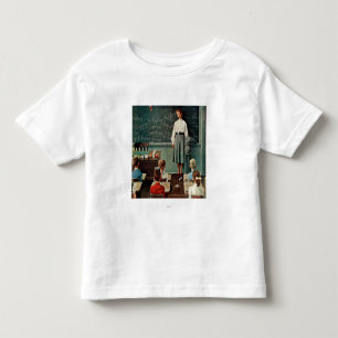 ハッピーバースデー、恋しく思ジョーンズバイノーマンロックウェル トドラーTシャツ