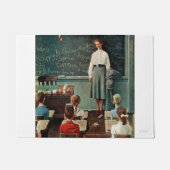 ハッピーバースデー、恋しく思ジョーンズバイノーマンロックウェル ドアマット (正面)