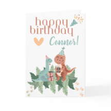 ハッピーバースデー |恐竜カード