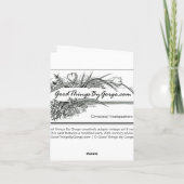 ハッピーバースデー、我々がどれほど興奮しているか見ることができる カード (裏面)