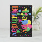 ハッピーバースデー 招待状 (スタンド正面)