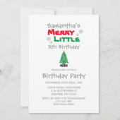 ハッピーバースデー 招待状 (正面)