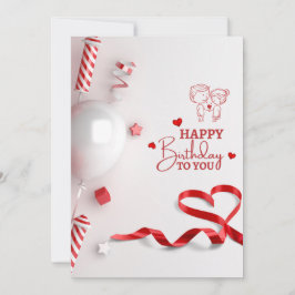 ハッピーバースデー 招待状