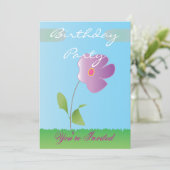 ハッピーバースデー 招待状 (スタンド正面)