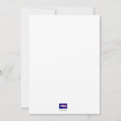 ハッピーバースデー 招待状 (裏面)