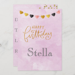 ハッピーバースデー 招待状