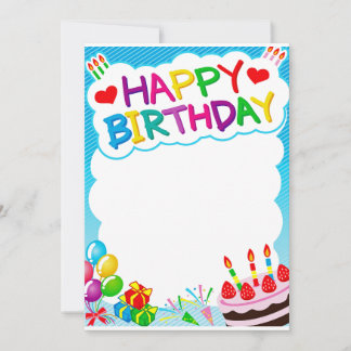 ハッピーバースデー 招待状