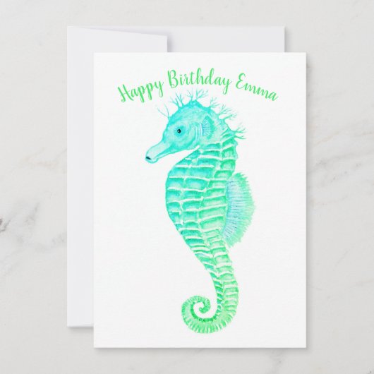 ハッピーバースデー 招待状 (正面)