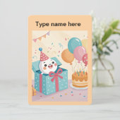 ハッピーバースデー! 招待状 (スタンド正面)