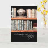 ハッピーバースデー、新しいチャプター カード (黄色い花)