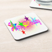 "ハッピーバースデー"星 コースター (左側)