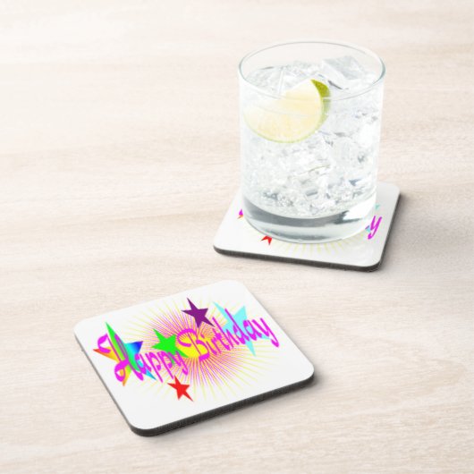"ハッピーバースデー"星 コースター (右側)