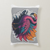 ハッピーバースデー"枕デザイン アクセントクッション (裏面(縦))