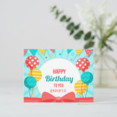ハッピーバースデー 案内ポストカード (スタンド正面)