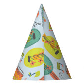 ハッピーバースデー。楽器. パーティーハット (裏面)