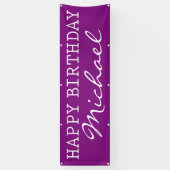 ハッピーバースデー 横断幕 (縦)