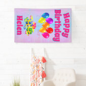 ハッピーバースデー 横断幕 (インサイチュ)