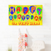 ハッピーバースデー 横断幕 (インサイチュ)