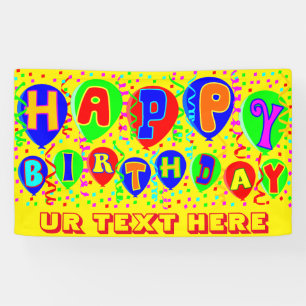 ハッピーバースデー 横断幕