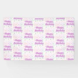 ハッピーバースデー!! 横断幕