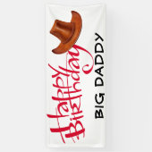 ハッピーバースデー 横断幕 (縦)