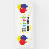 ハッピーバースデー 横断幕 (縦)