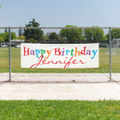 ハッピーバースデー 横断幕 (インサイチュ)