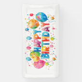 ハッピーバースデー 横断幕 (縦)