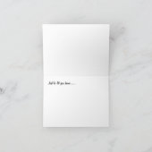 ハッピーバースデー-歌っている犬 カード (内部)