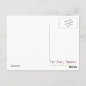 ハッピーバースデー(涙滴) ポストカード (裏面)