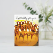 ハッピーバースデー、特にあなたのために ポストカード (スタンド正面)