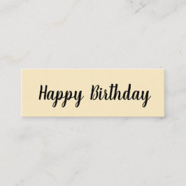 ハッピーバースデー/特別な日 スキニー名刺