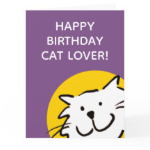 ハッピーバースデー 猫好き カード
