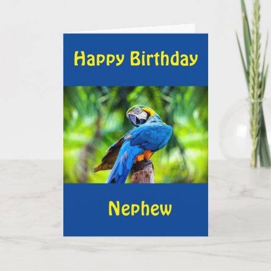 ハッピーバースデー「甥」カード カード (正面)