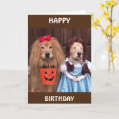 **ハッピーバースデー**皆さんのおしゃれ カード (黄色い花)