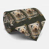 ハッピーバースデー-石造りの足- GoldenDoodle ネクタイ (ロール)