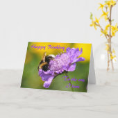 ハッピーバースデー、私が愛する人へ カード (黄色い花)