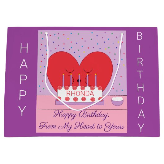 ハッピーバースデー、私のハートからあなたのII: ラージペーパーバッグ (正面)