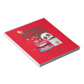 ハッピーバースデー、私のベビー-カスタム写真/名前/DOB ノートパッド (アングル)