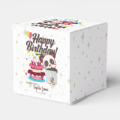 ハッピーバースデー、私のベビー-カスタム写真/名前/DOB フェイバーボックス (裏面サイド)