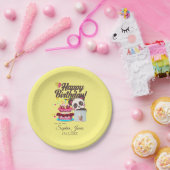 ハッピーバースデー、私のベビー-カスタム写真/名前/DOB ペーパープレート (パーティー)