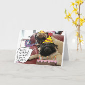 ハッピーバースデー! 私達はケーキを作りました! カード (黄色い花)