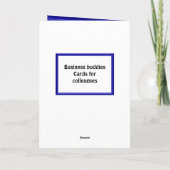 ハッピーバースデー、窓がある カード (裏面)