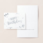 ハッピーバースデー 箔カード (ディスプレー)