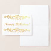 ハッピーバースデー! 箔カード (ディスプレー)