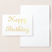ハッピーバースデー 箔カード (ディスプレー)